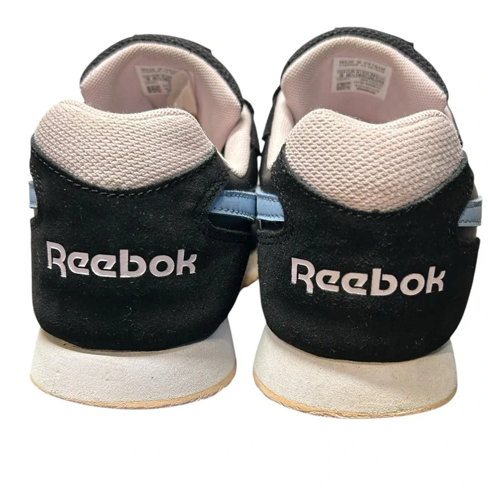 Reebok Classic Leather Retro Sneakers Black‎ Blue Pink Cream Women’s 9